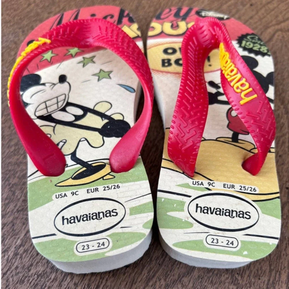 Disney Mickey Mouse Havaianas Toddler Flip‎ Flops